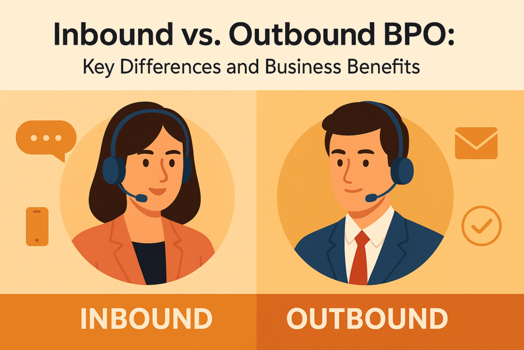 Inbound vs. Outbound BPO: Key Differences and Business Benefits craetre blog image